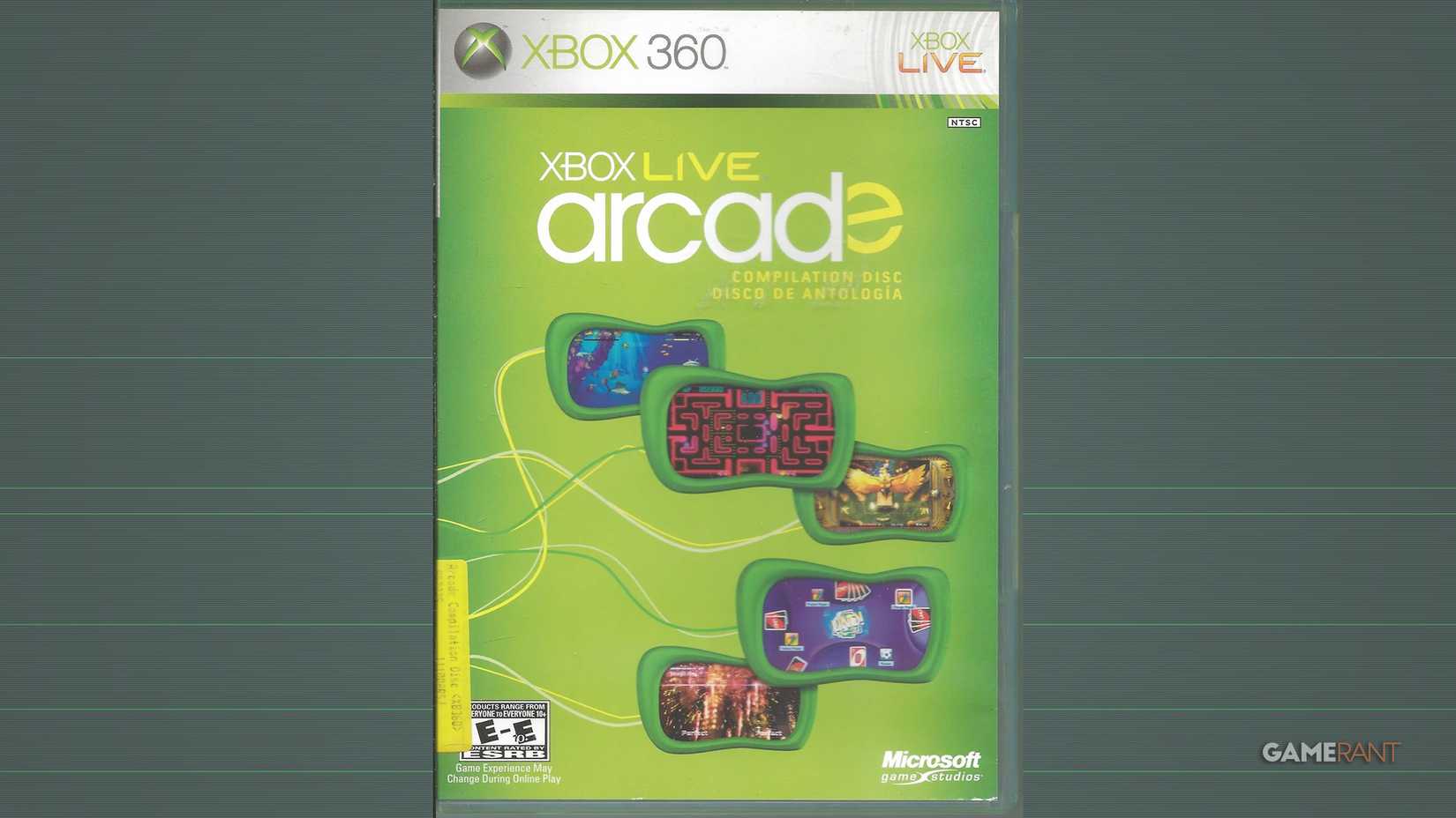 Xbox Live Arcade Compilation Disc 16x9 abstract background
