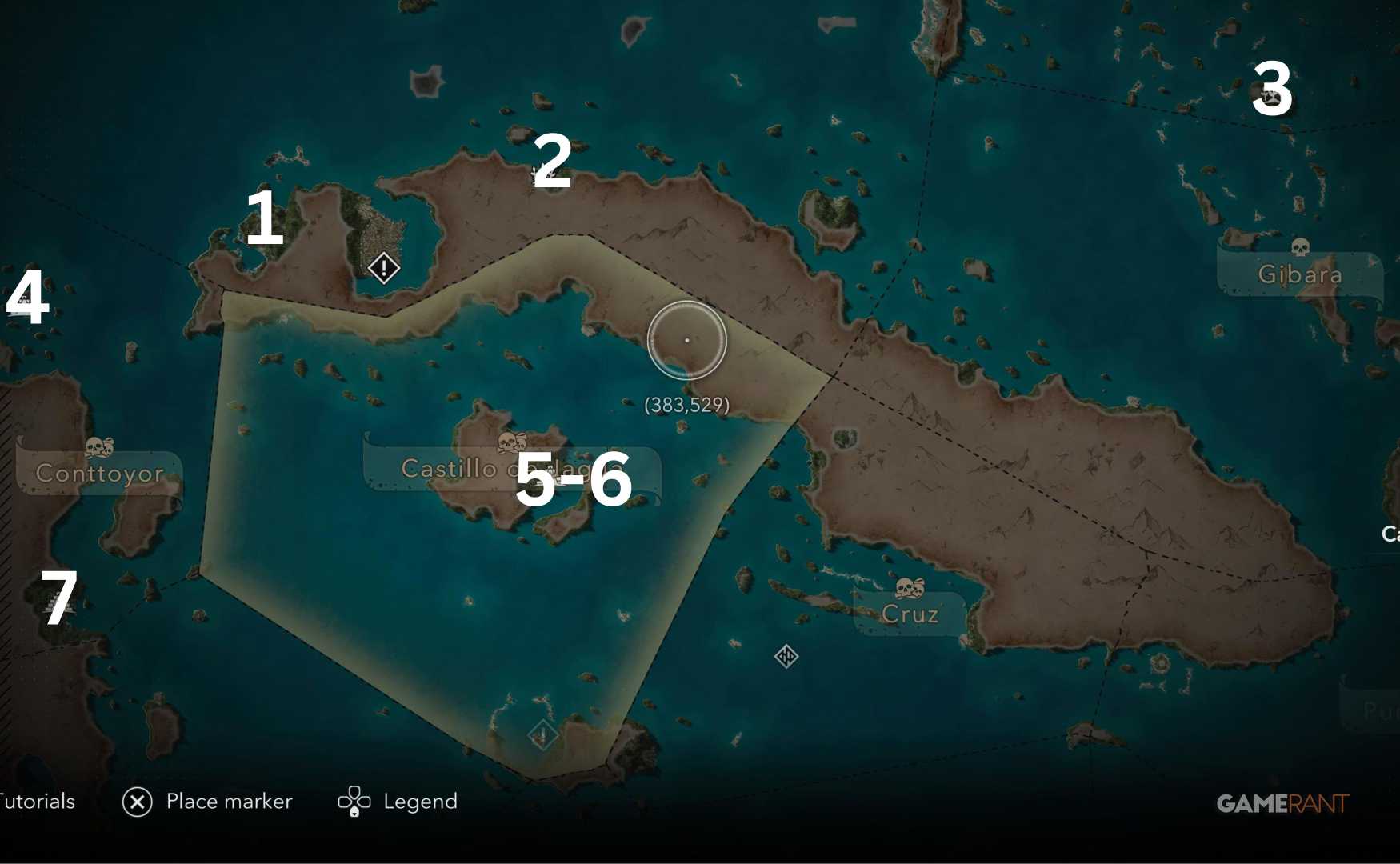 All Mayan Stelae Locations in AC Black Flag Resynced 1