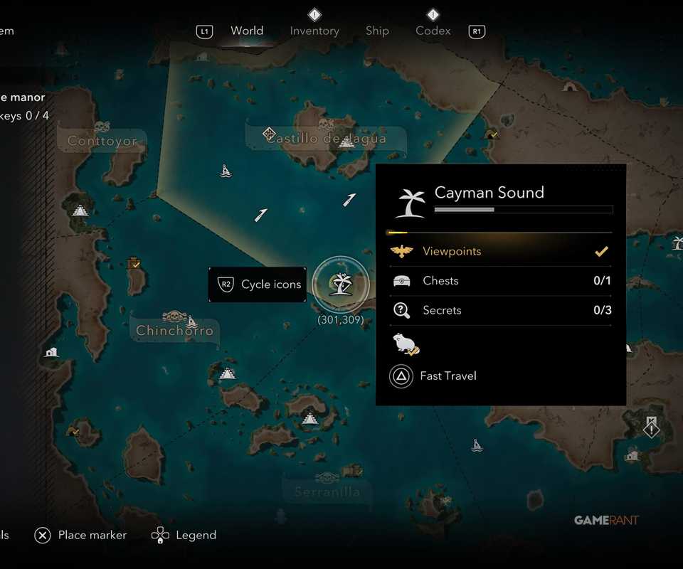 All Ultimate Plan Locations in AC Black Flag Resynced 32