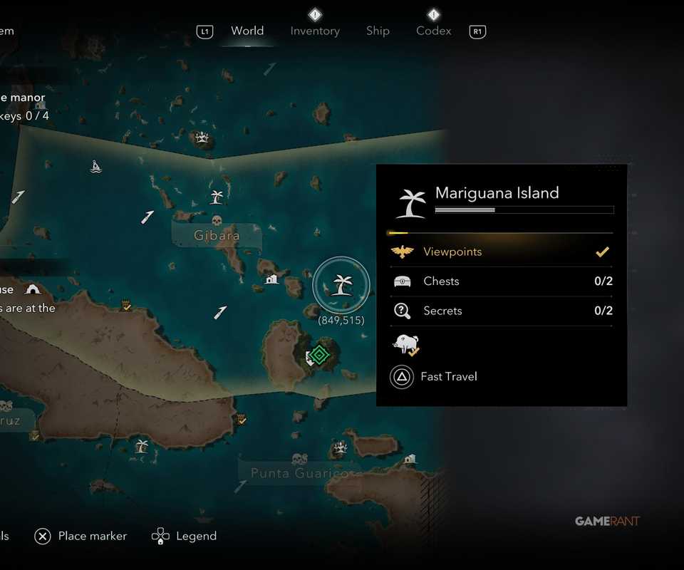 All Ultimate Plan Locations in AC Black Flag Resynced 52