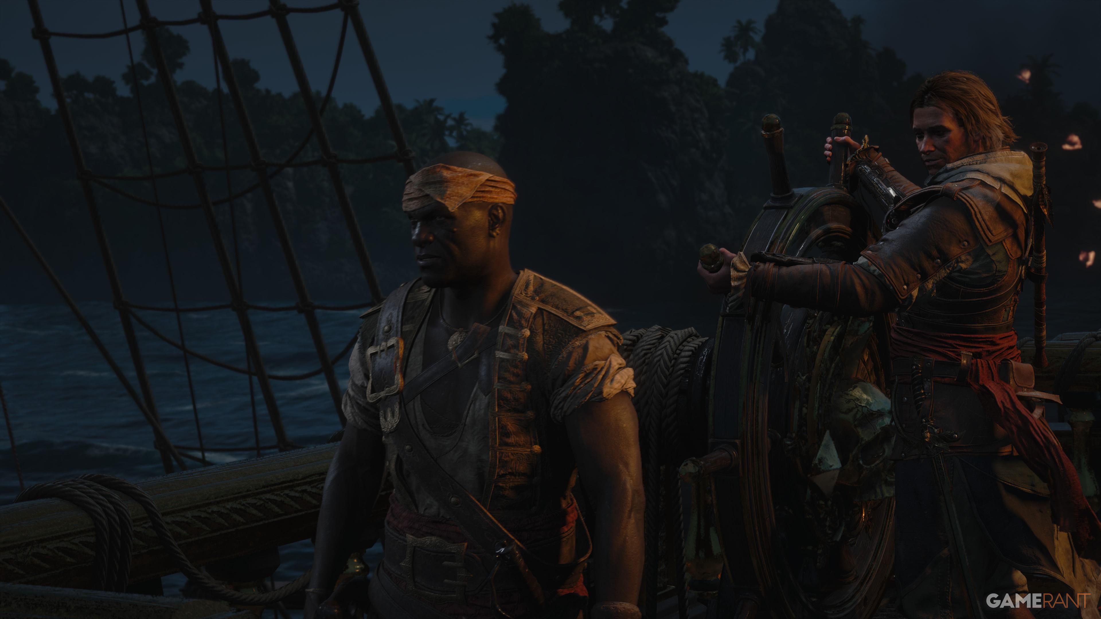 Assassin's Creed Black Flag Resynced Night Time Cutscene