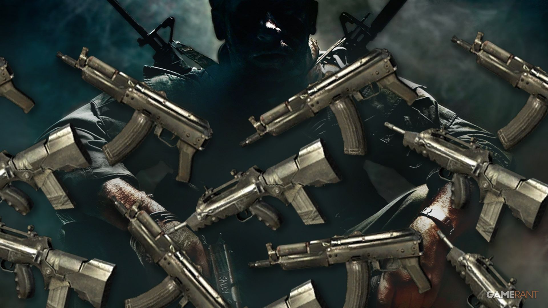 bo1 famas and ak74u surrounding sitting bull