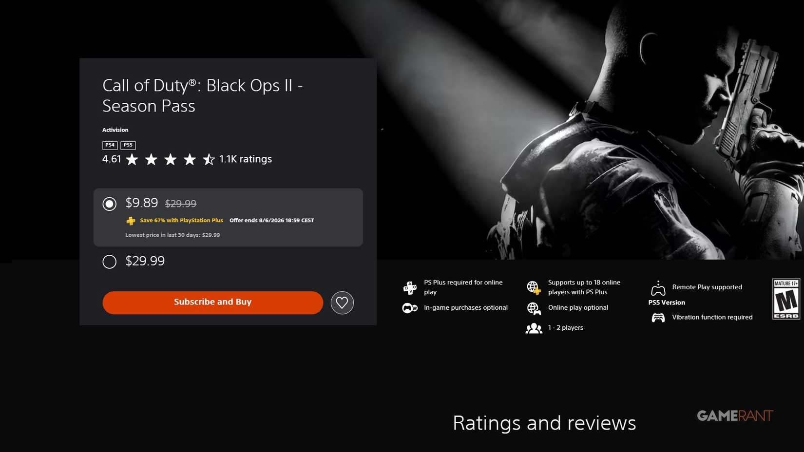 Black ops 2 ps5 season pass