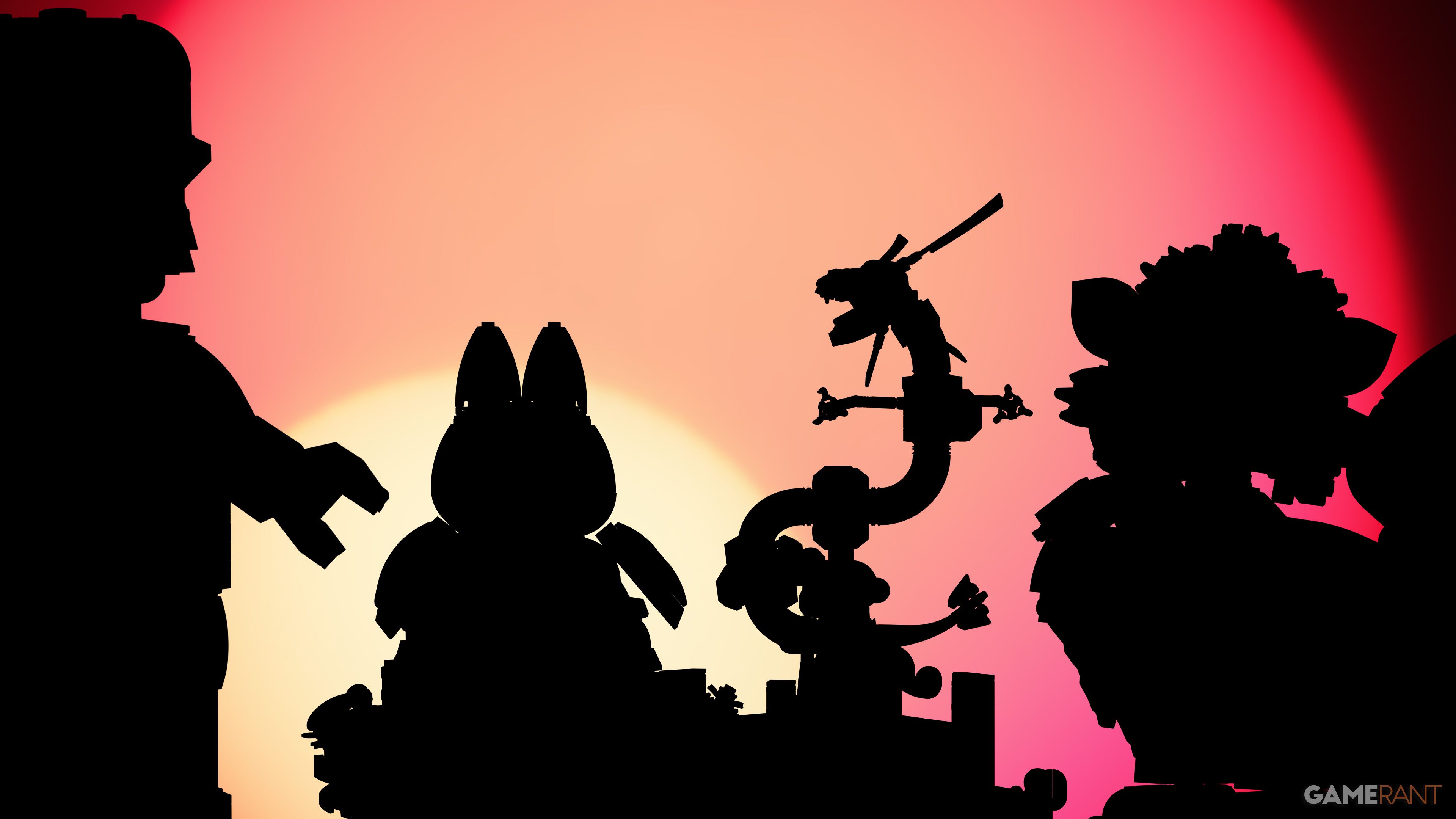 Pokemon LEGO Silhouettes of Red, Munchlax, Arcanine and Rayquaza