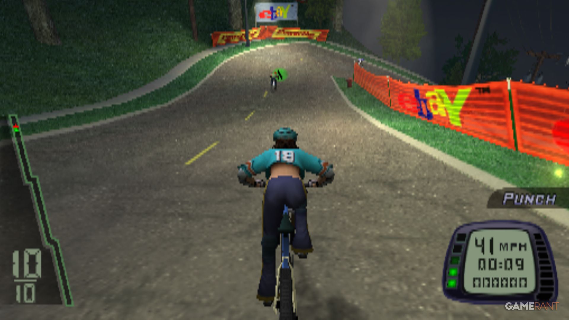 downhill domination night race with mai