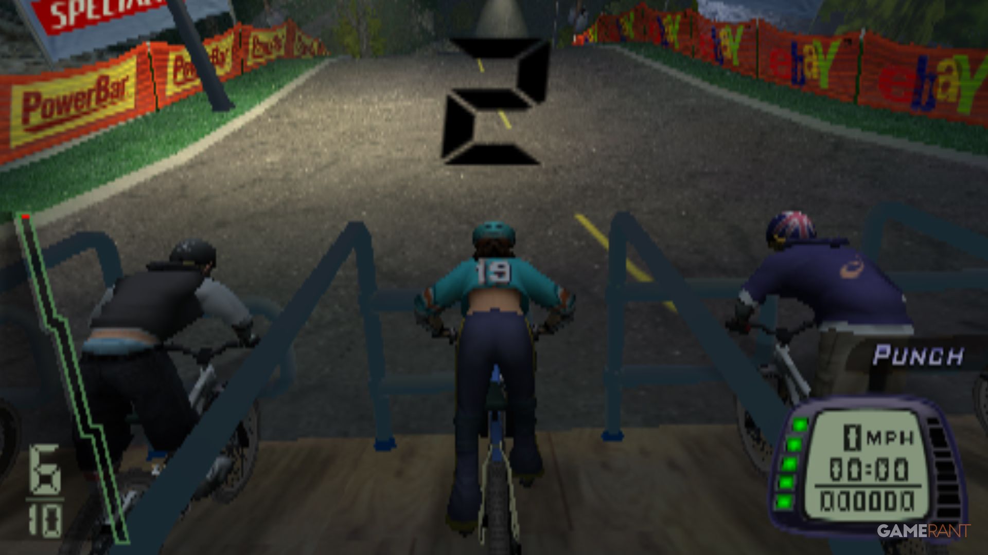 downhill domination start of race