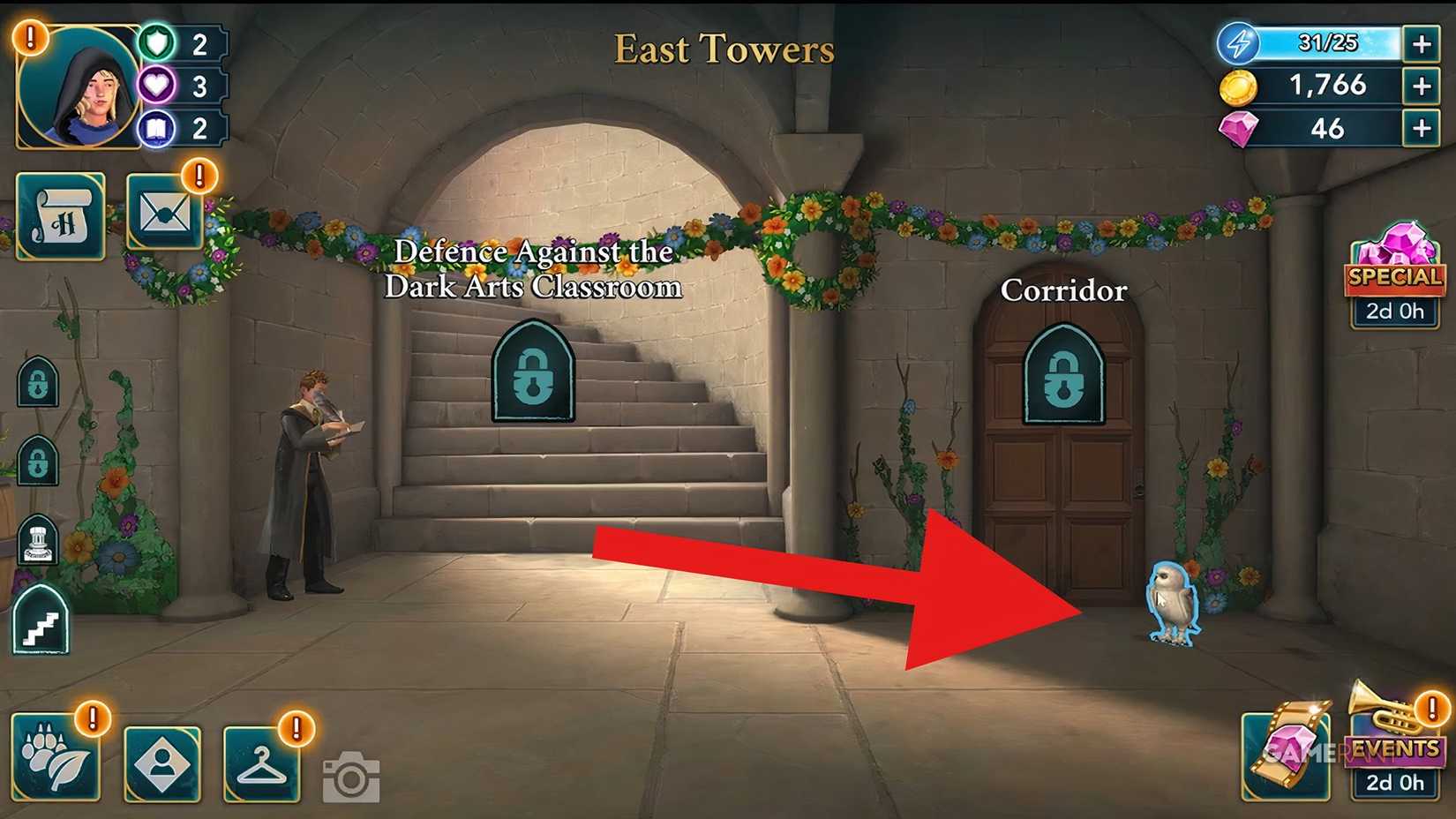 East Towers of Hogwarts Mysteries Day 4 Challenge (1)