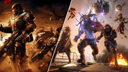 Gears of War and LawBreakers by game designer Cliff Bleszinski side by side