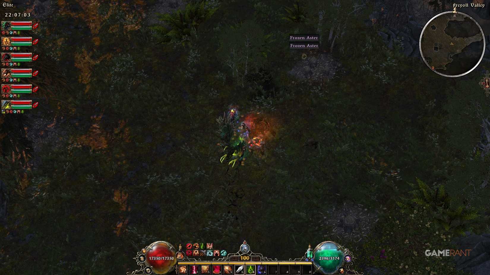 Grim Dawn Fangs of Astercorn Frozen Aster Double Drop