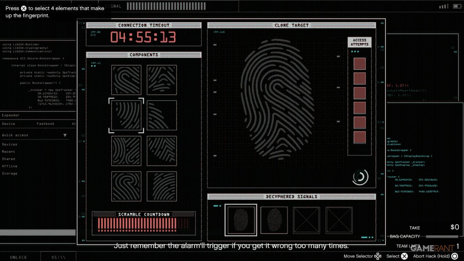 GTA Online Kortz Center Fingerprint Scanner Cheat Sheet