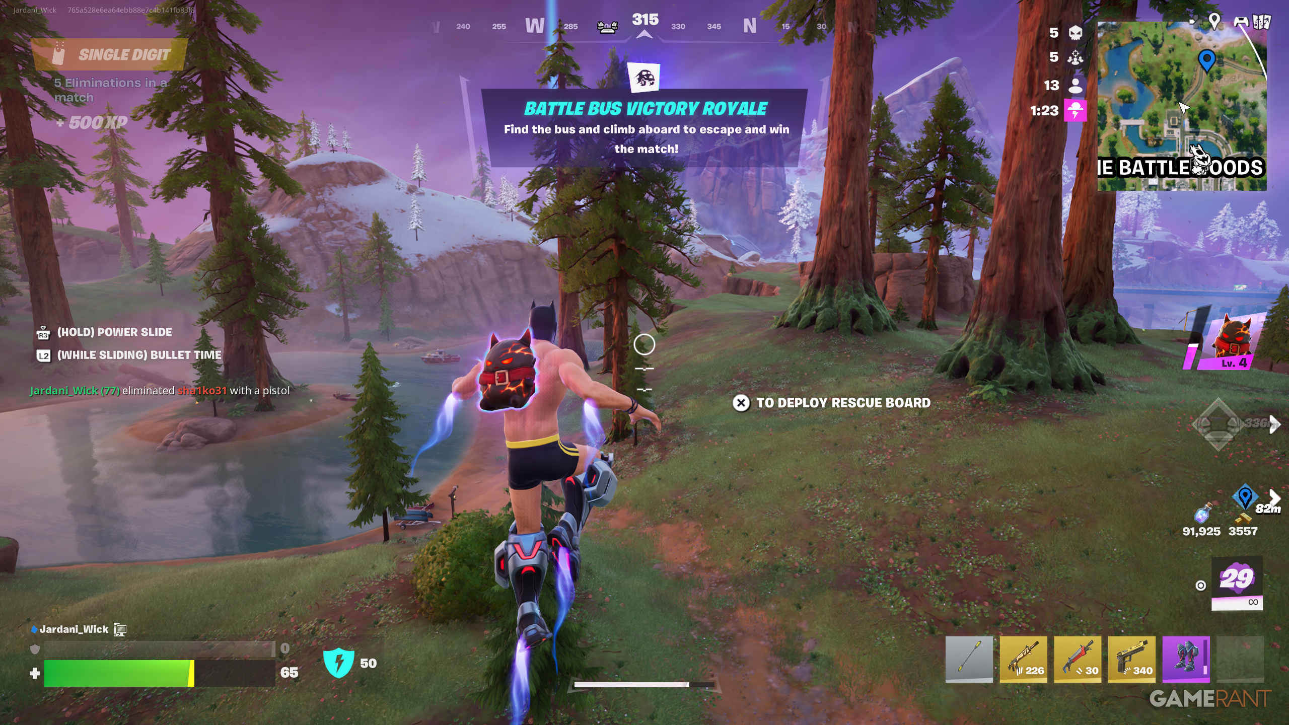 How the Battle Bus Victory Royale Rift Anomaly Works in Fortnite