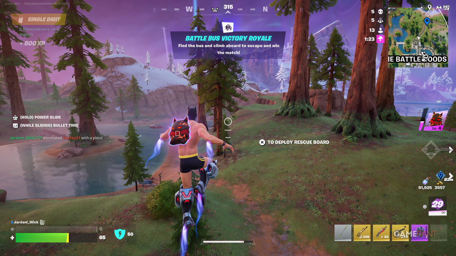 How the Battle Bus Victory Royale Rift Anomaly Works in Fortnite