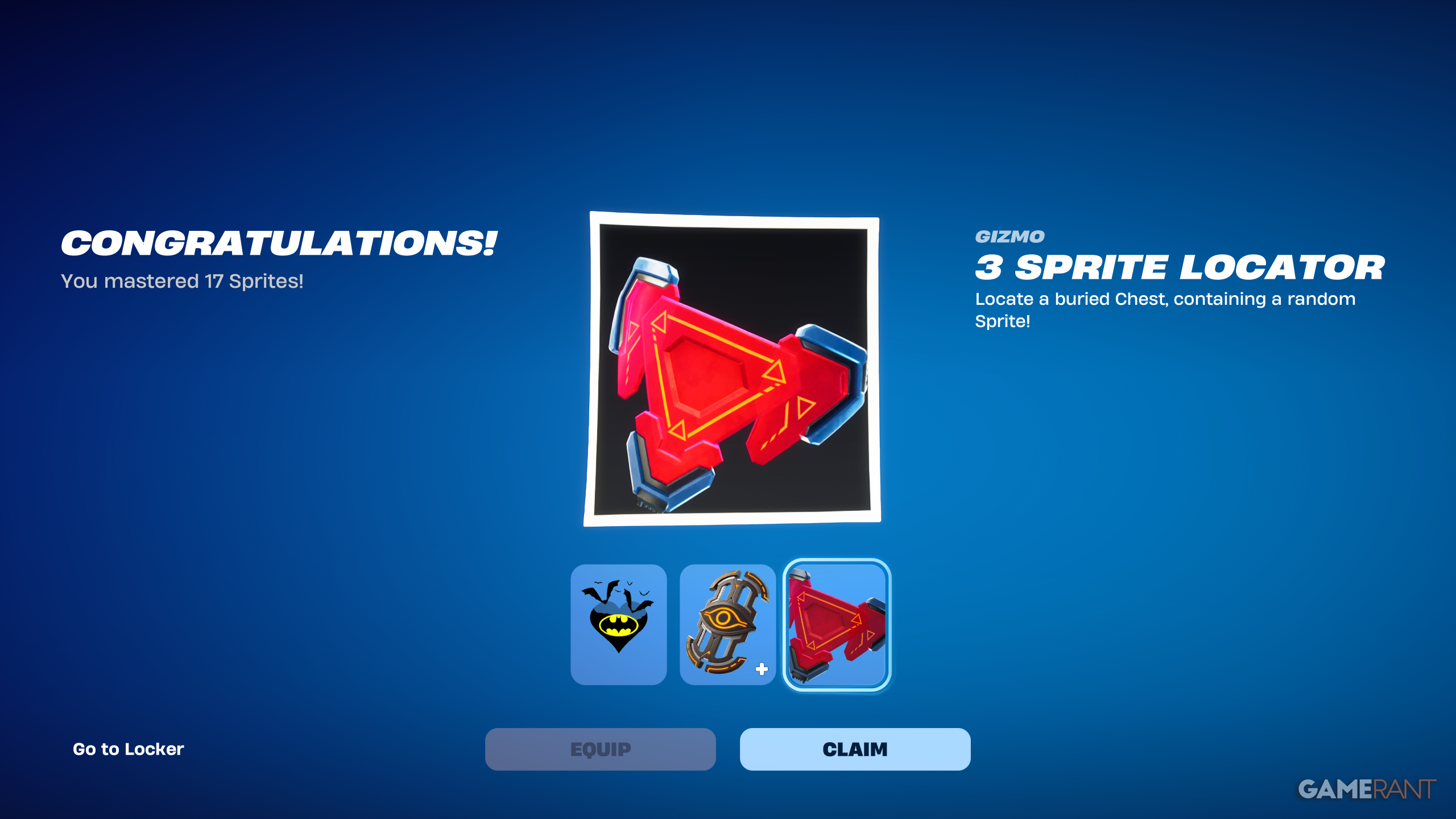 How to Get the Sprite Locator in Fortnite