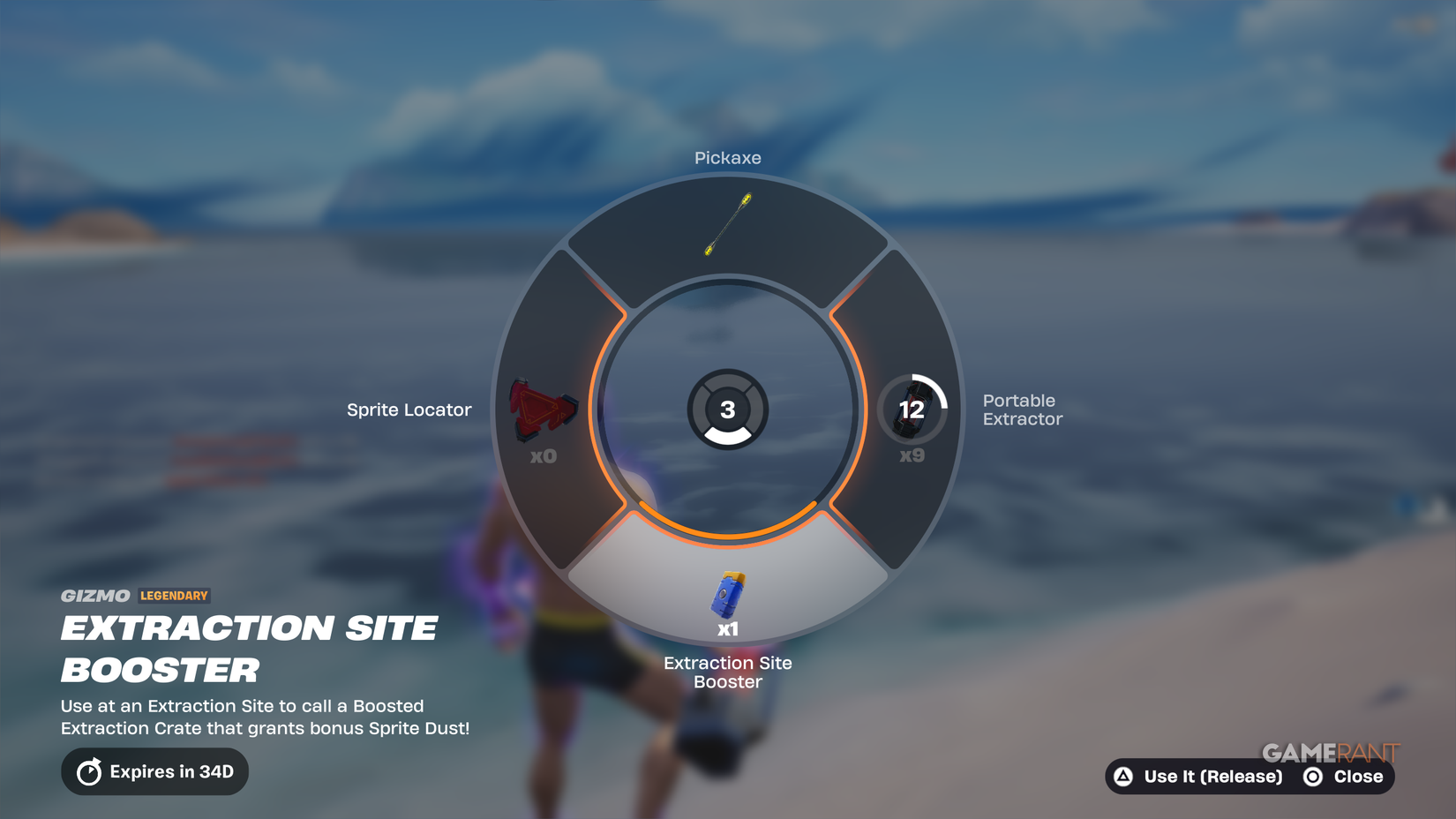 How to use extraction site boosters in fortnite