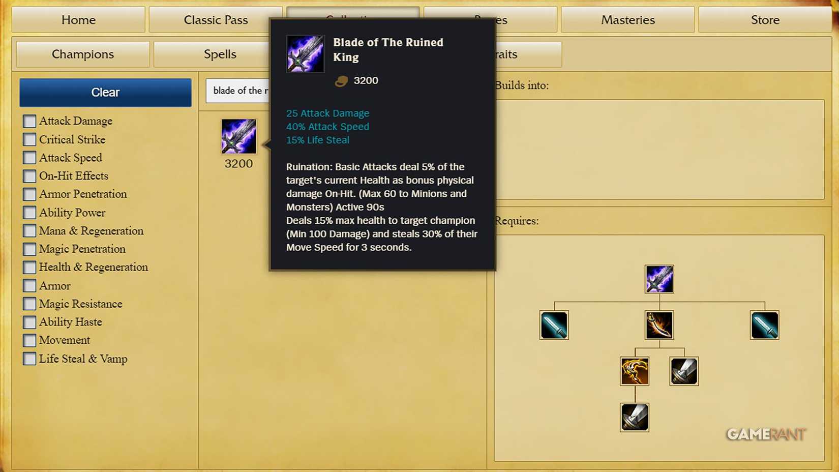 Best Vayne Build for League Classic