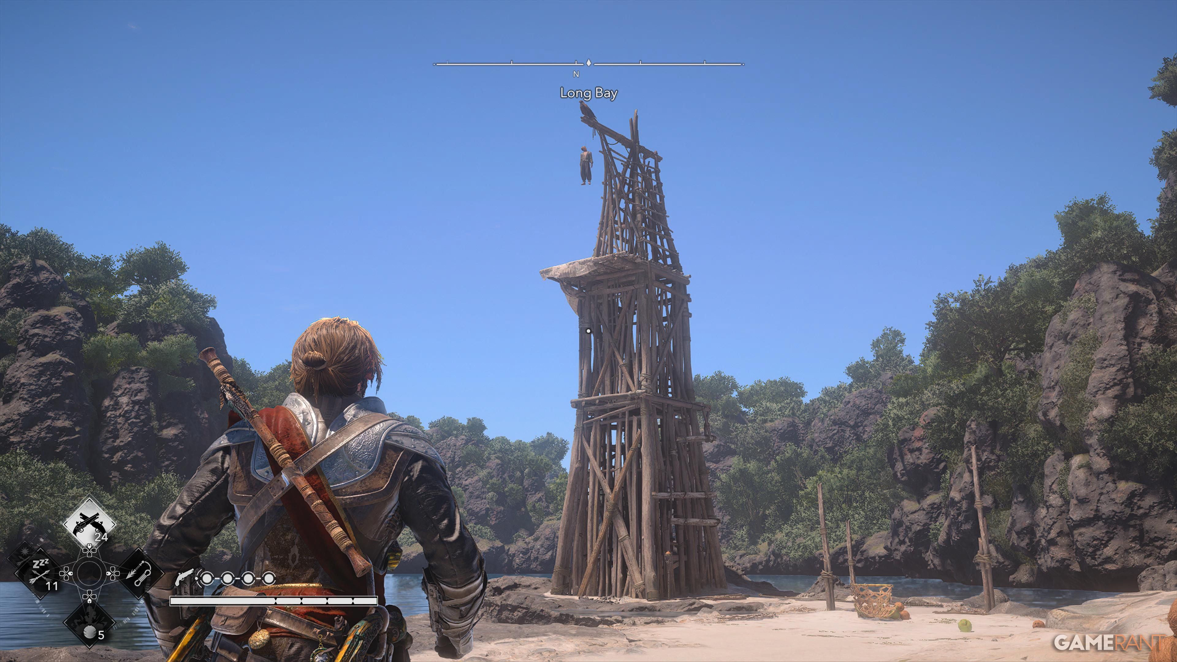 Long Bay Hanging Bodies Locations in AC Black Flag Resynced 6