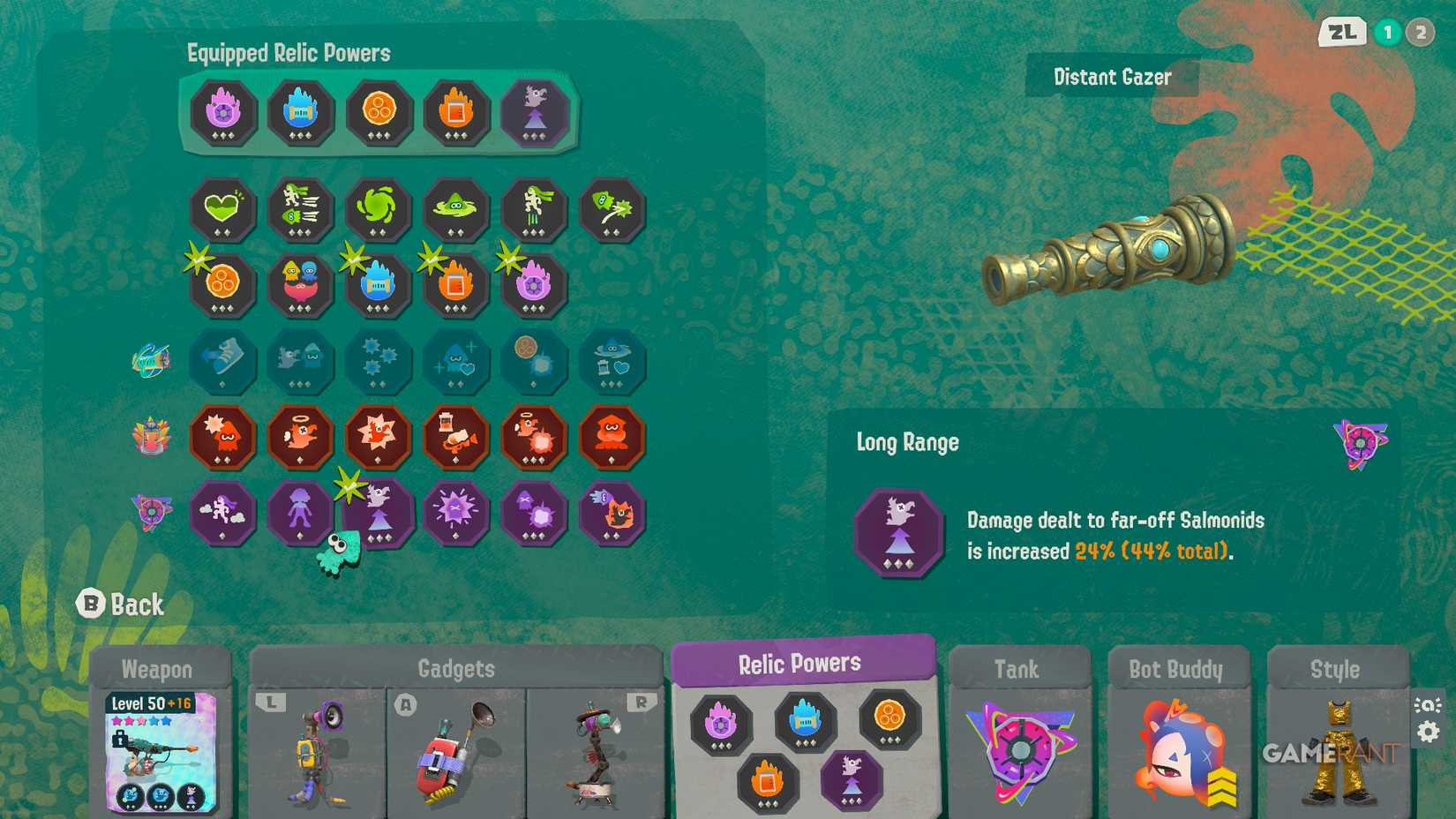 long range artifact power