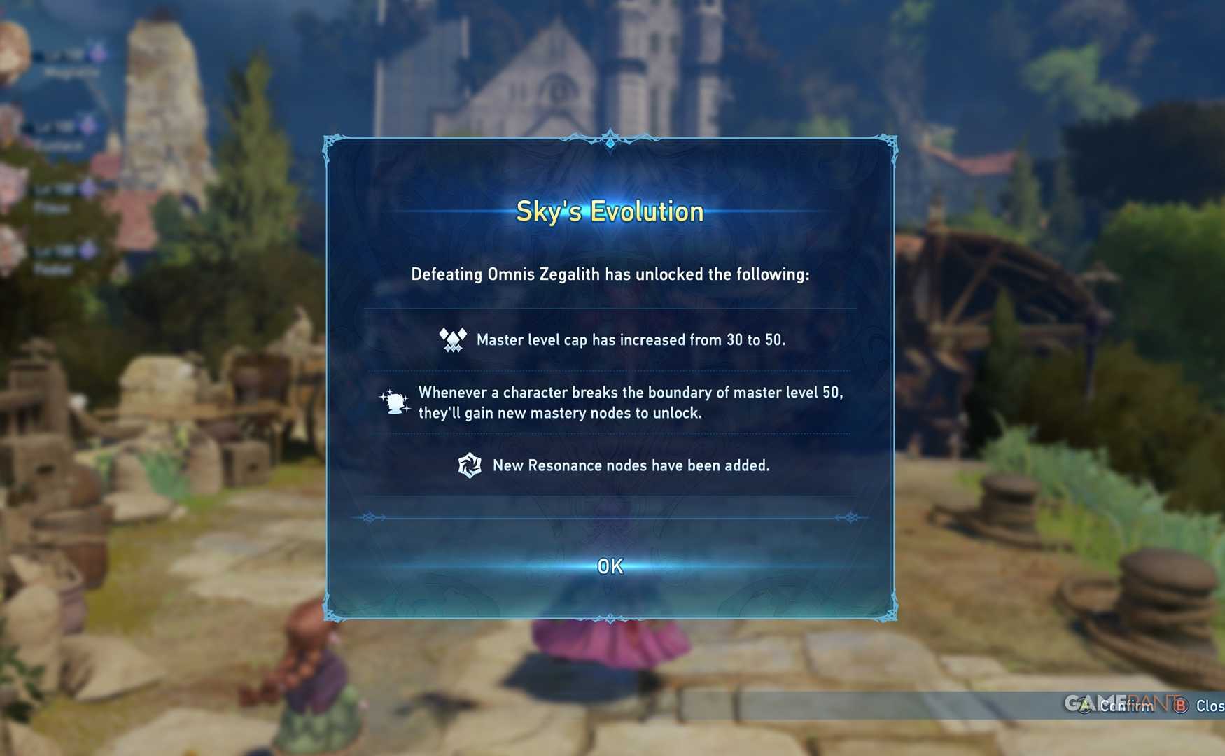 Master Trait Level 50 Unlock