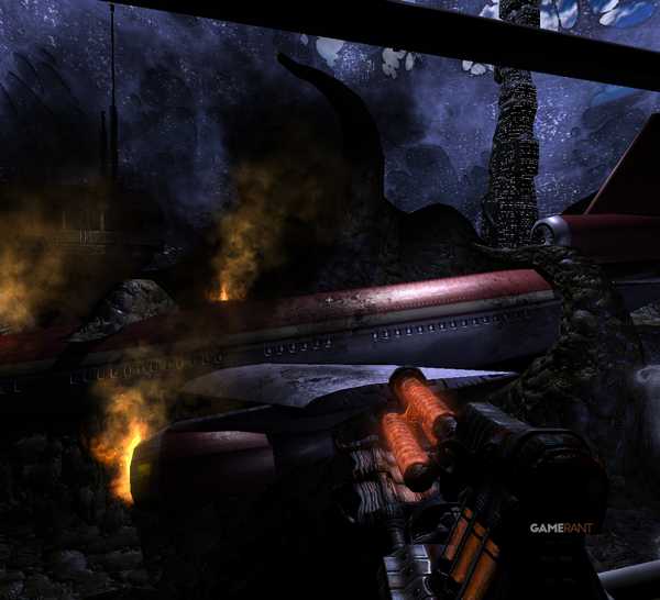 prey 2006 crashed ship