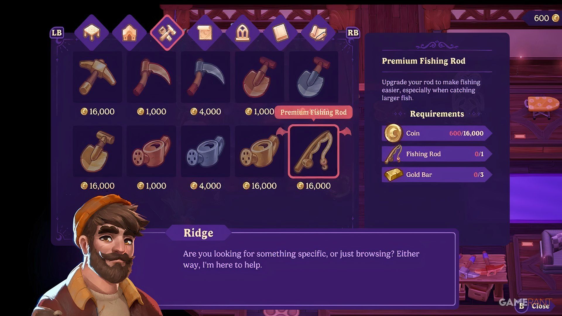 Moonlight Peaks: How to Get a Fishing Rod