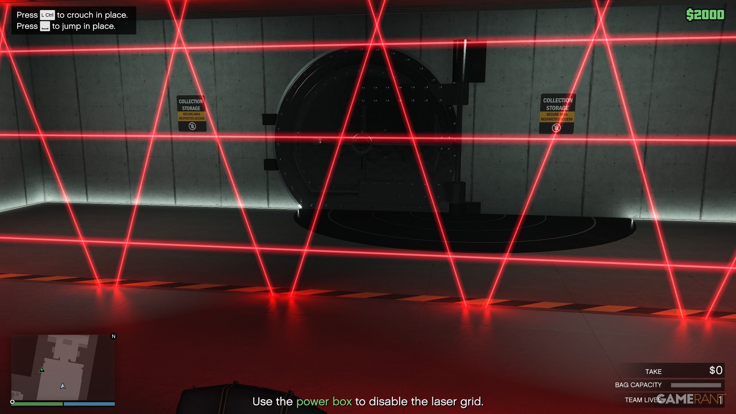 Step 3 Bypass the Security Lasers & Vault Keypads (2)
