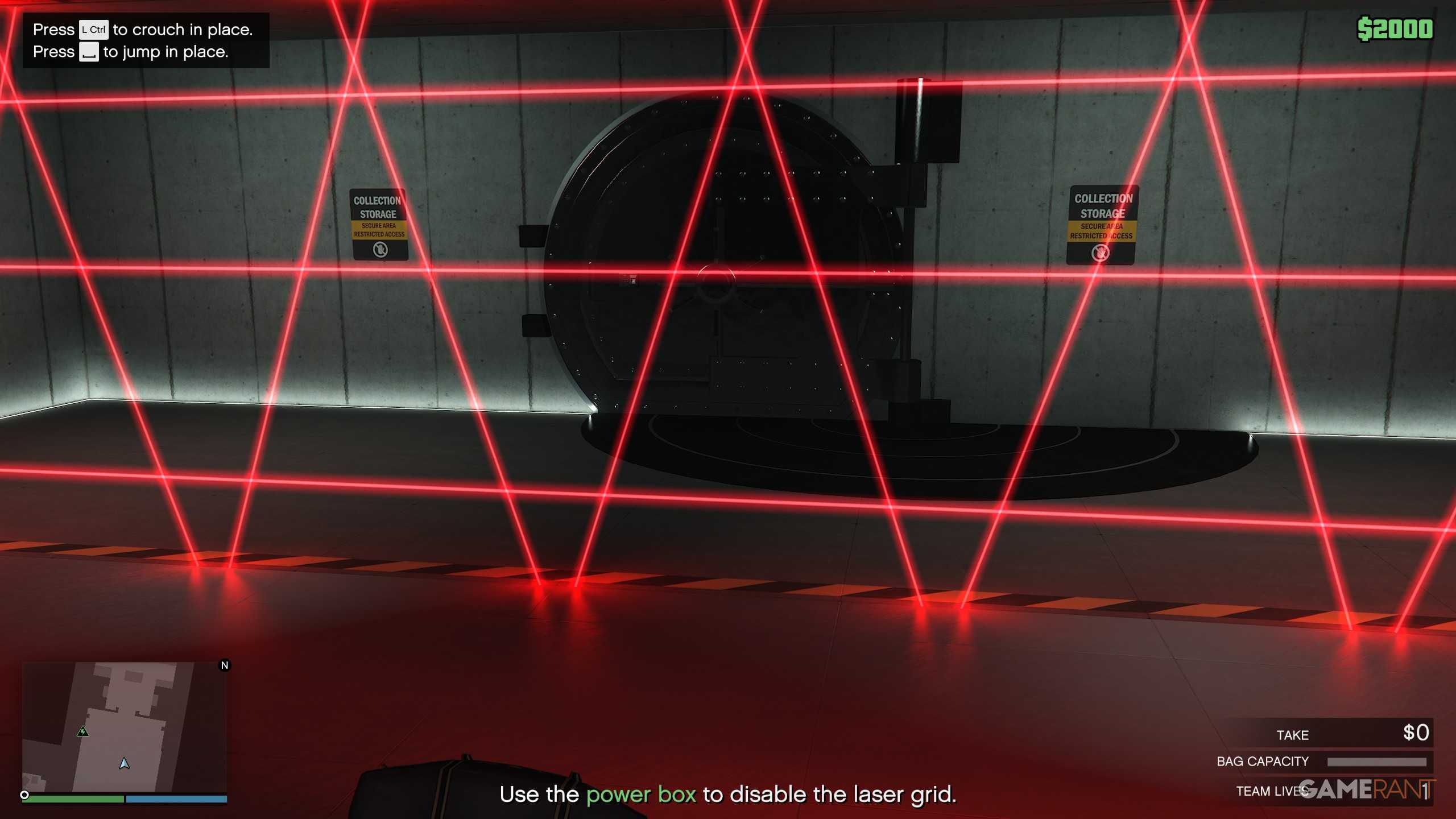 Step 3 Bypass the Security Lasers & Vault Keypads (2)