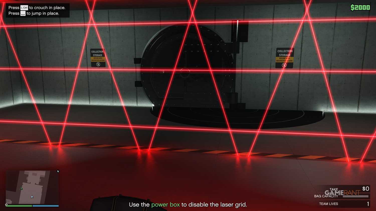 Step 3 Bypass the Security Lasers & Vault Keypads (2)