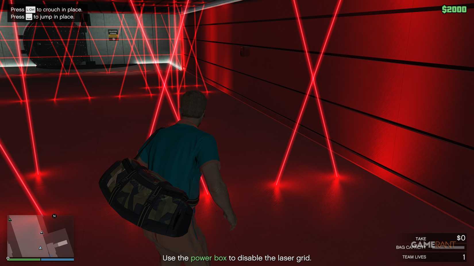 Step 3 Bypass the Security Lasers & Vault Keypads