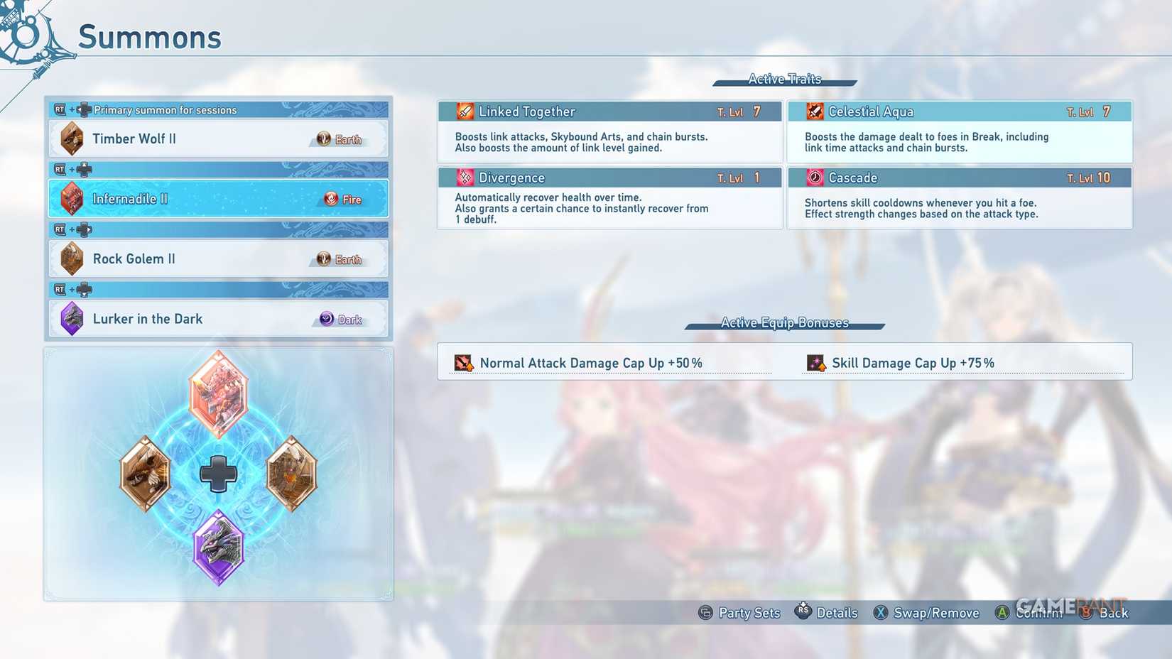 Summon the benefits in Endless Ragnarok