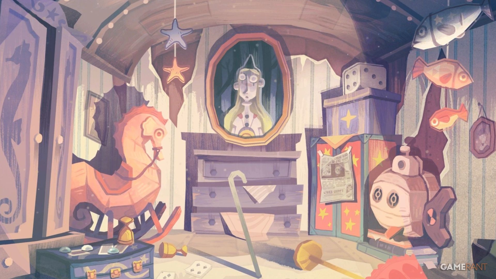 The Mermaid Mask: Solve the Card & Glass Lenses Puzzle in Child's Room