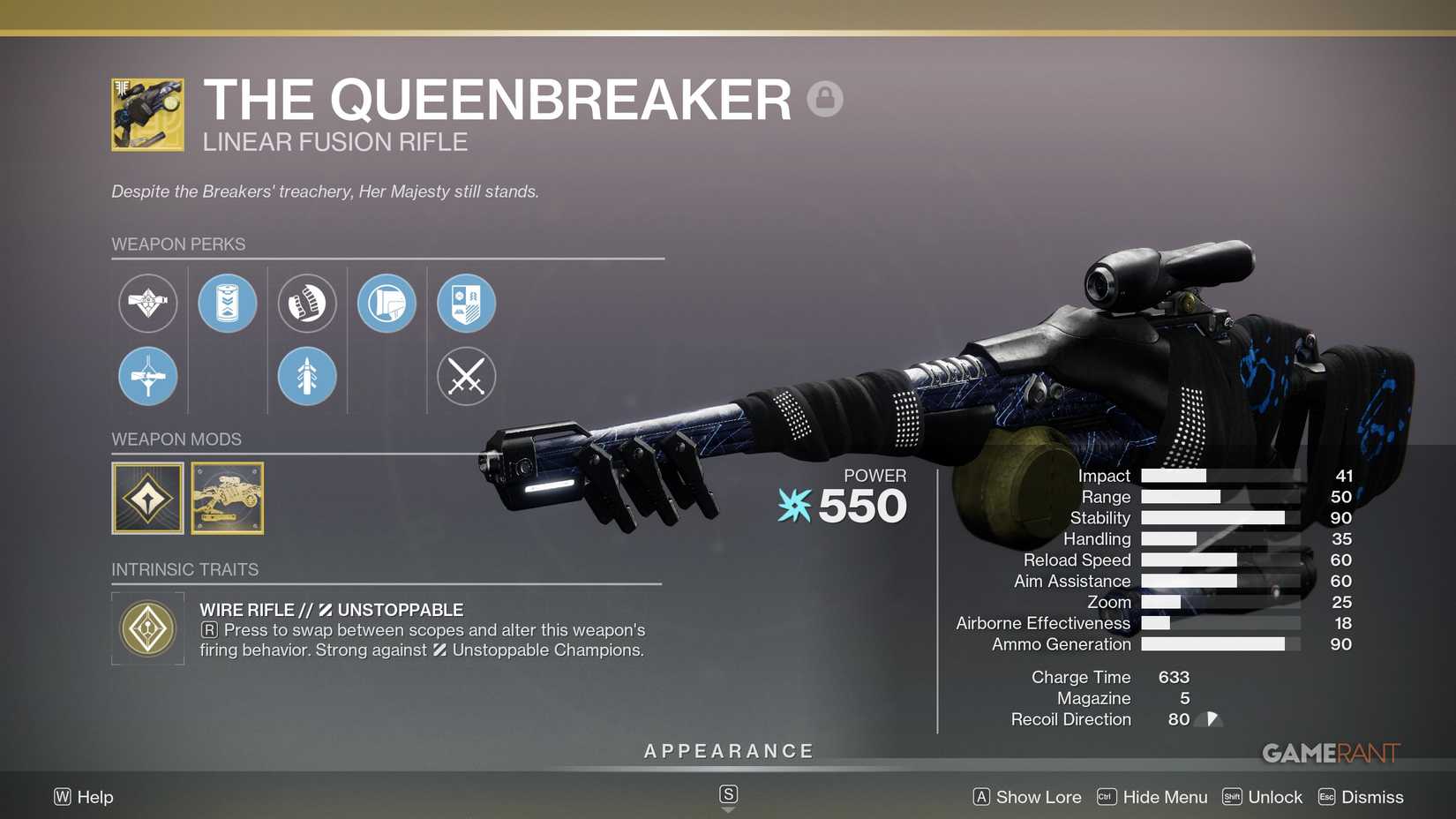 The Queenbreaker & Important Weapon Synergies