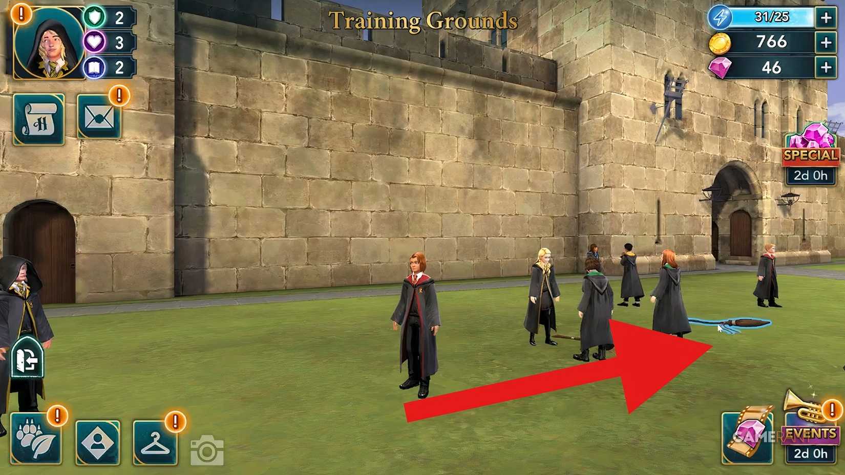 Hogwarts broomstick training ground mystery challenge day 2 (1)