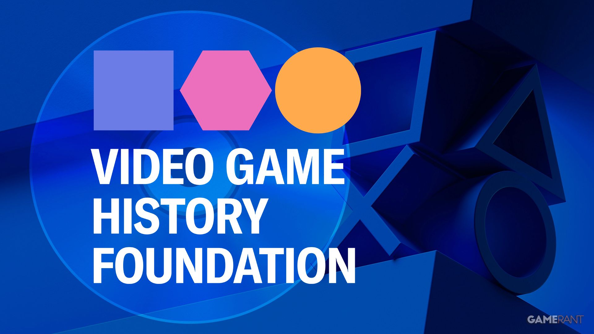 the official logo for video game history foundation.