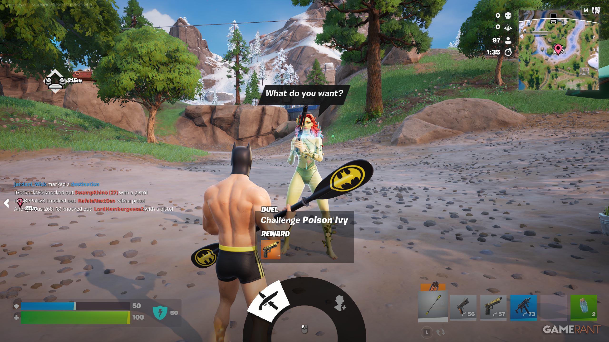 Where to Find Poison Ivy in Fortnite (3)