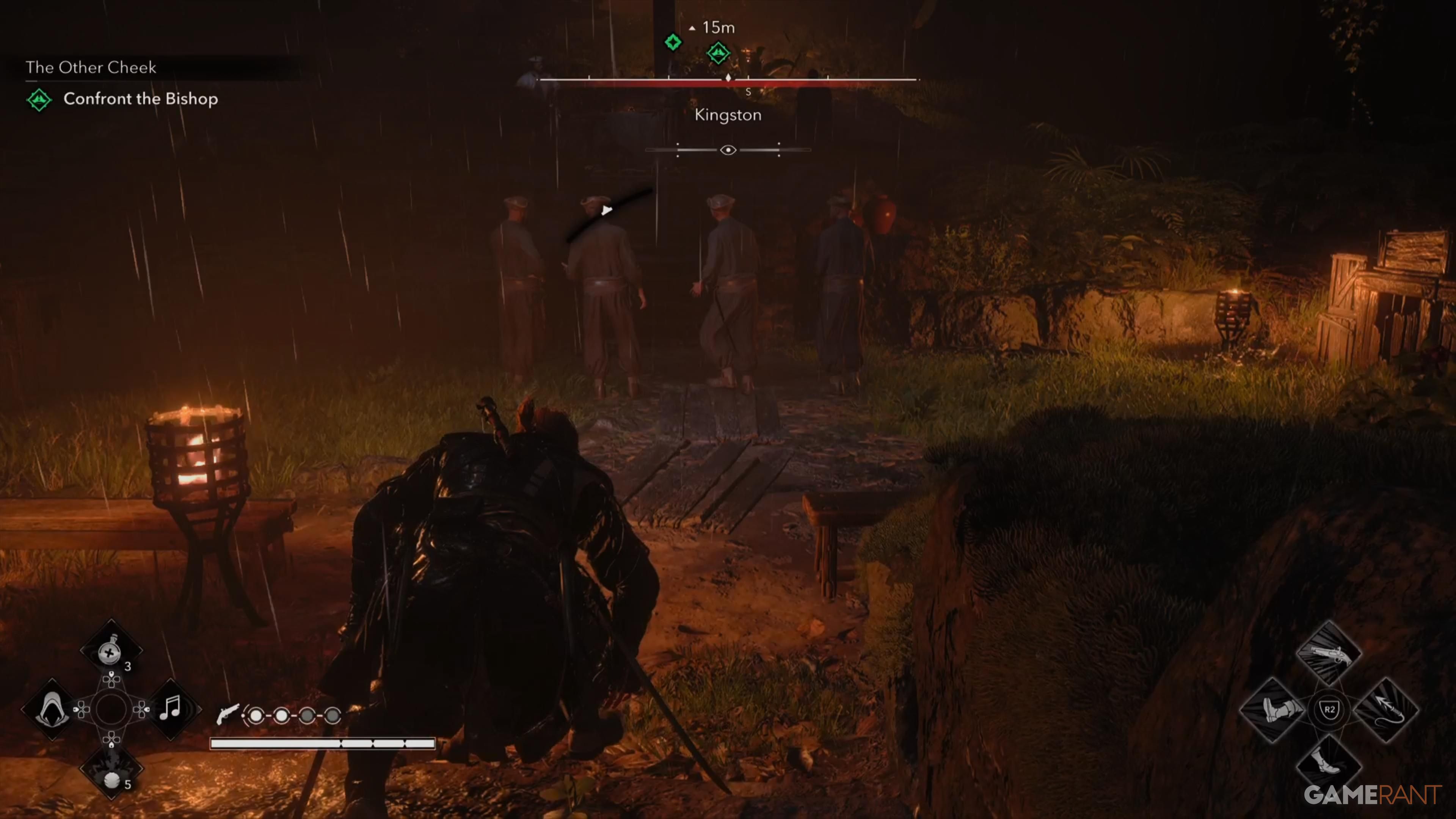 Where to find clues for bishop's location in AC Black Flag Resynced 2