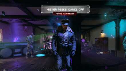 Black Ops 7 Mister Peeks' Dance Off Guide in Rex Infernus (Survivor's New Groove)