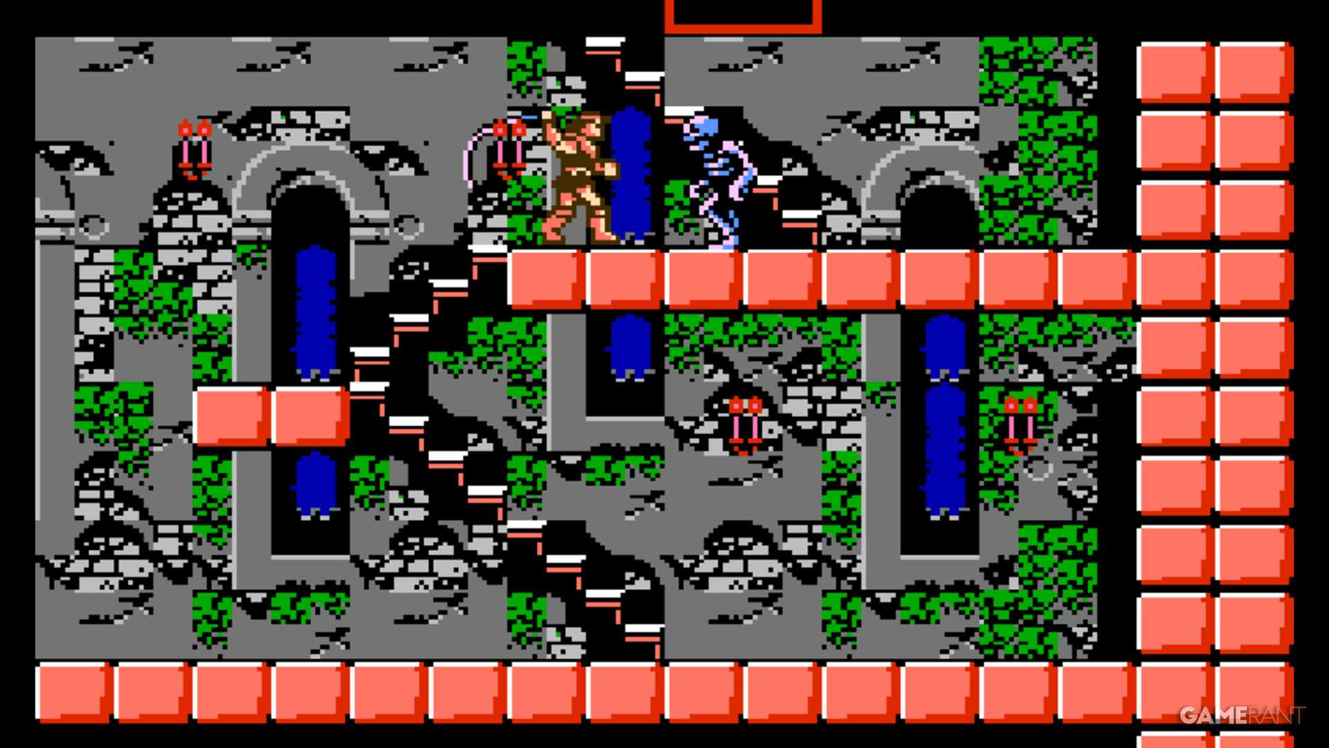 castlevania 3 dracula's castle whip attack