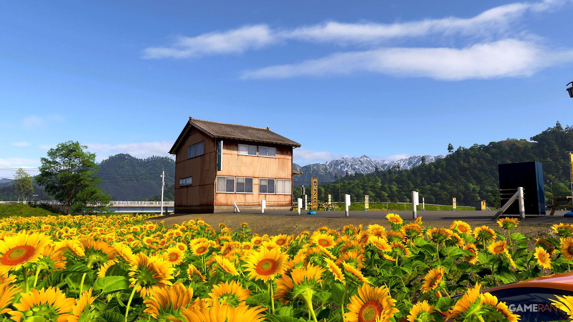 Where is the Hokuryu Sunflower Farm in Forza Horizon 6?