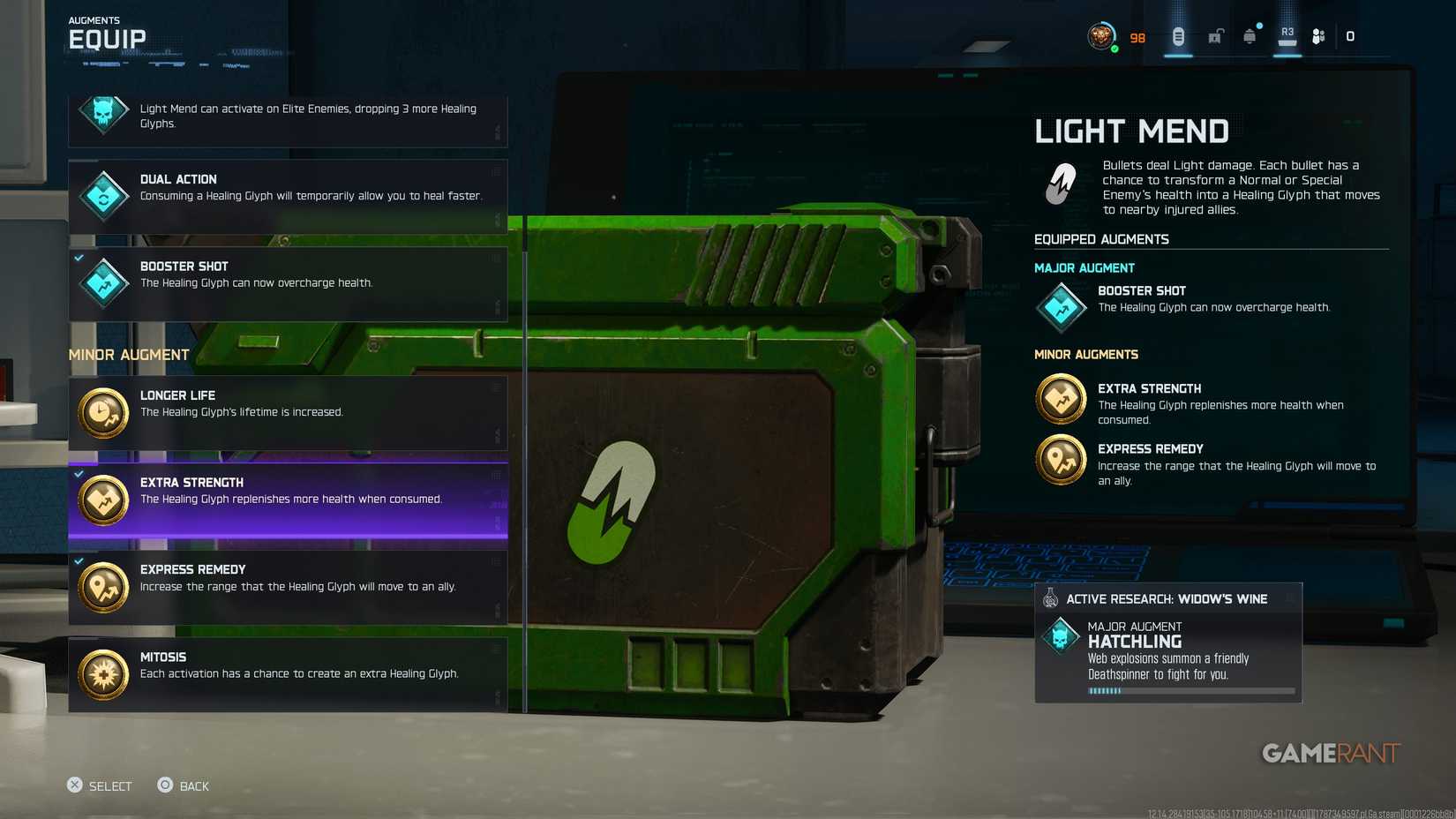 Light Mend Ammo Mod (تەندروستی بەخۆڕایی بەدەستبهێنە)