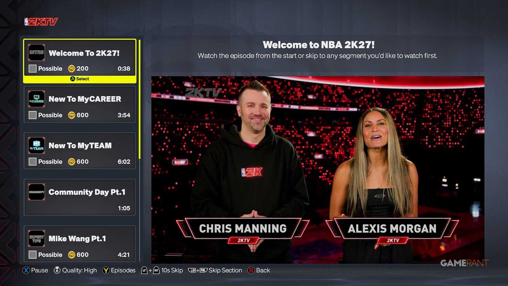 NBA 2K27 - 2KTV