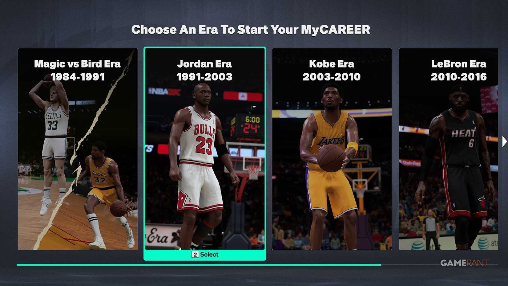 NBA 2K27 - MyCareer Eras