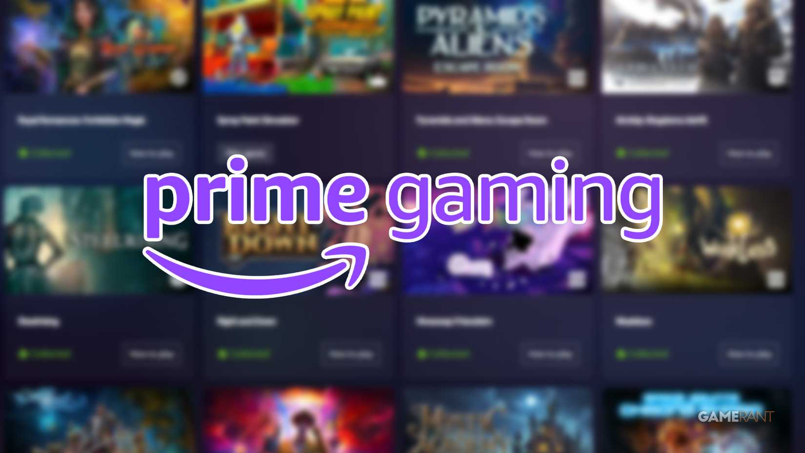 prime gaming logo over amazon luna free claim games
