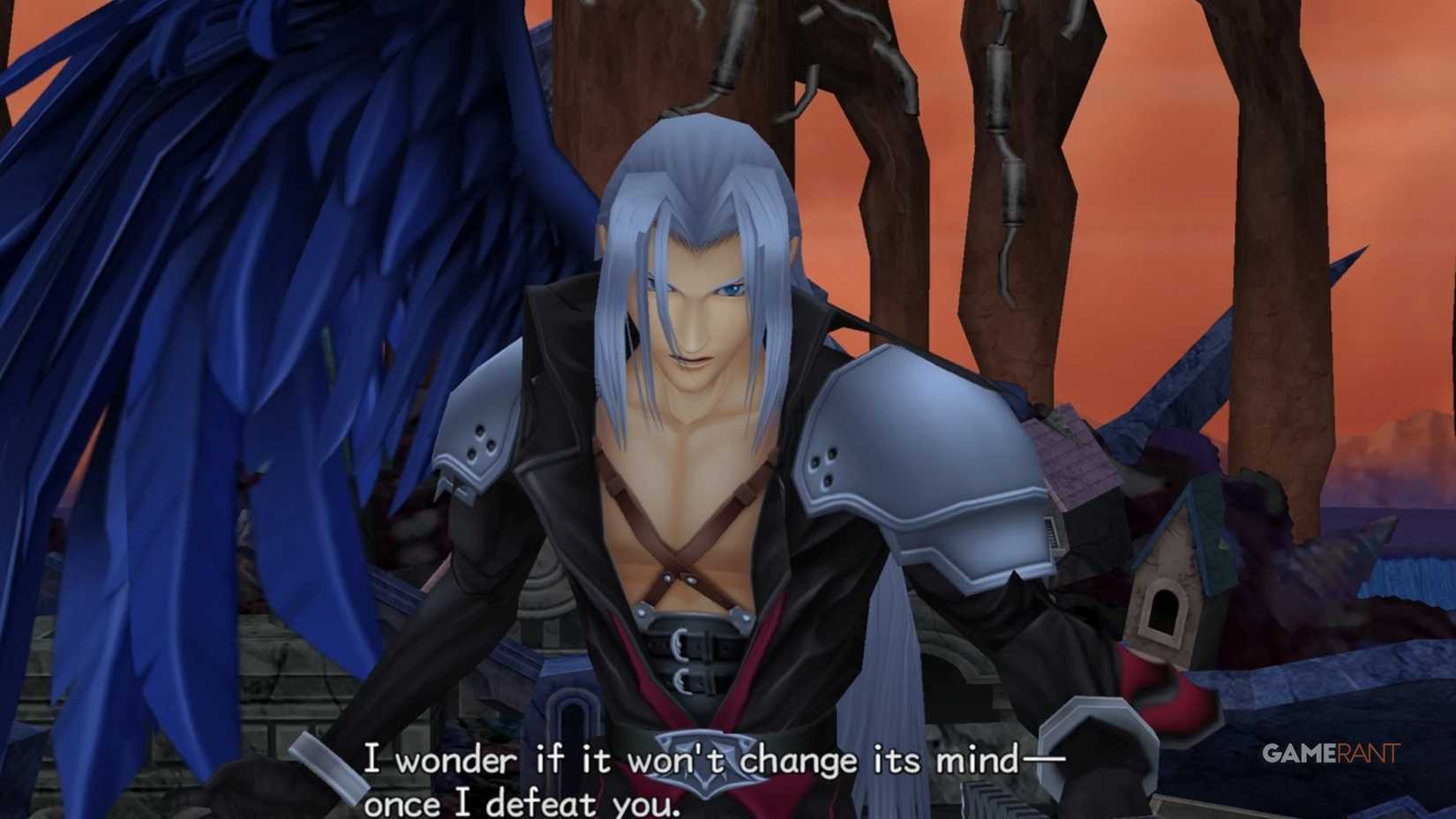 sephiroth لە شانشینی دڵەکان 2 کۆتایی تێکەڵ شەڕ