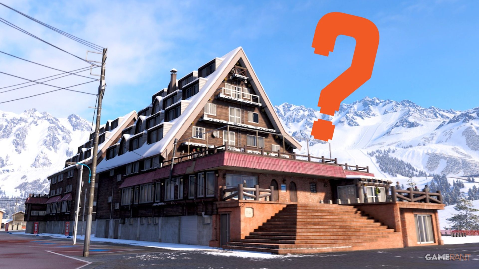 #SkiHoliday Photo Challenge Location in Forza Horizon 6 (Sotoyama Ski Resort)