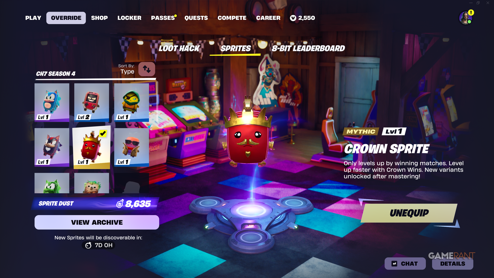 What Does the Crown Sprite Do in Fortnite