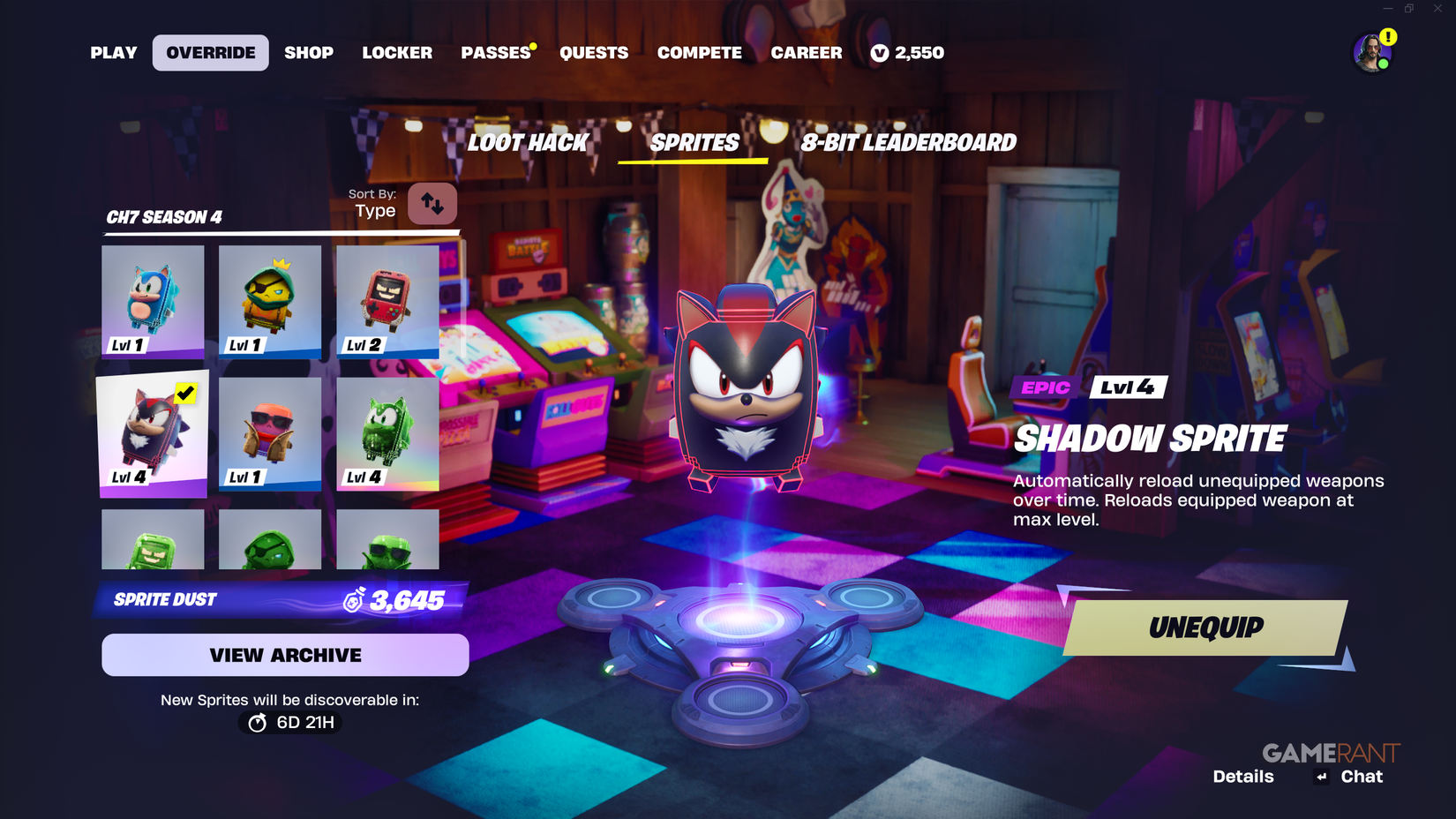 Shadow Sprite لە فۆرتنایتدا چی دەکات