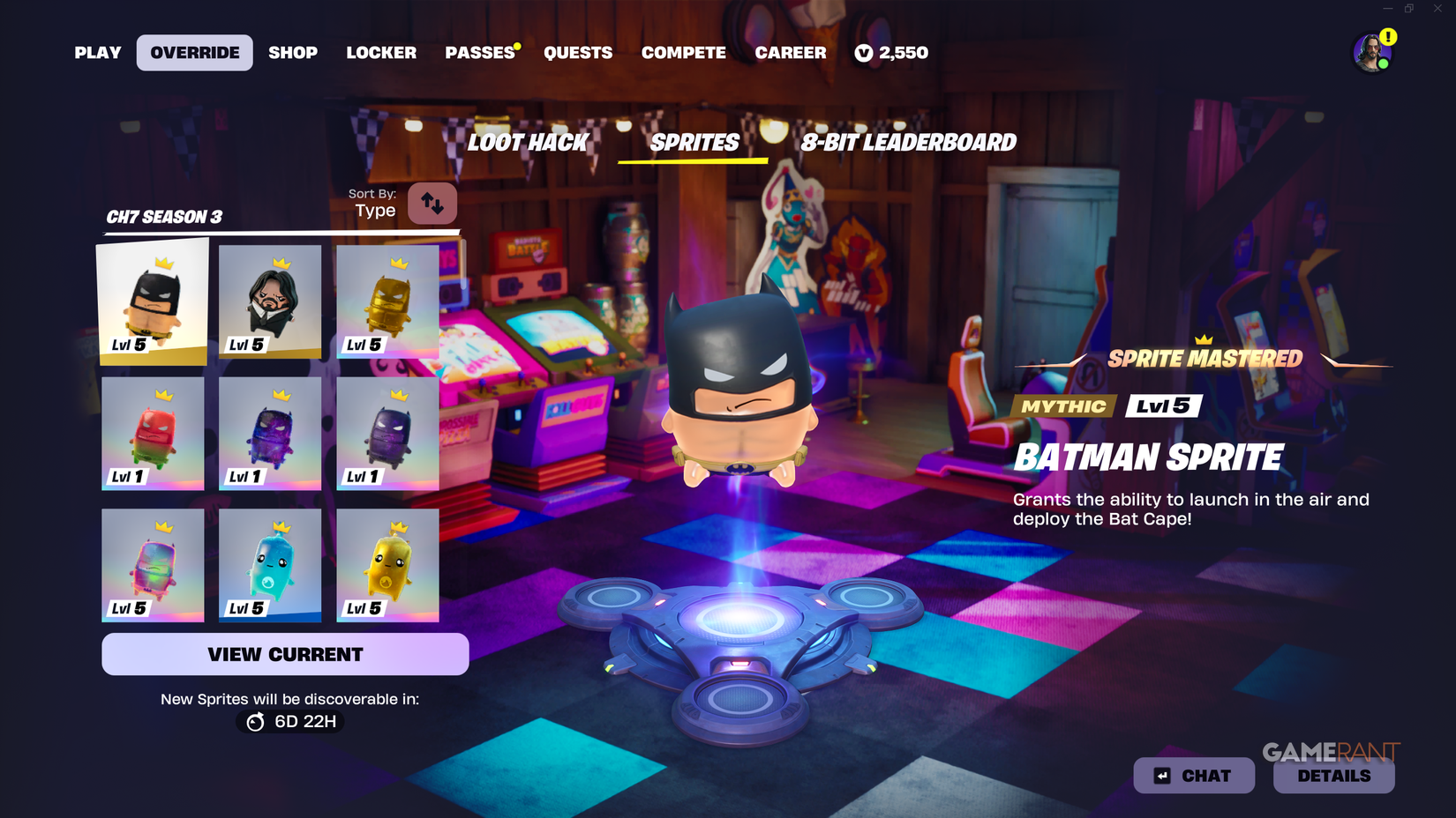 Where Have Your Sprites Gone in Fortnite Override