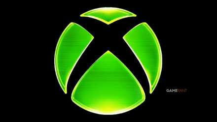 A glossy, bright green Xbox logo submark on a black background.
