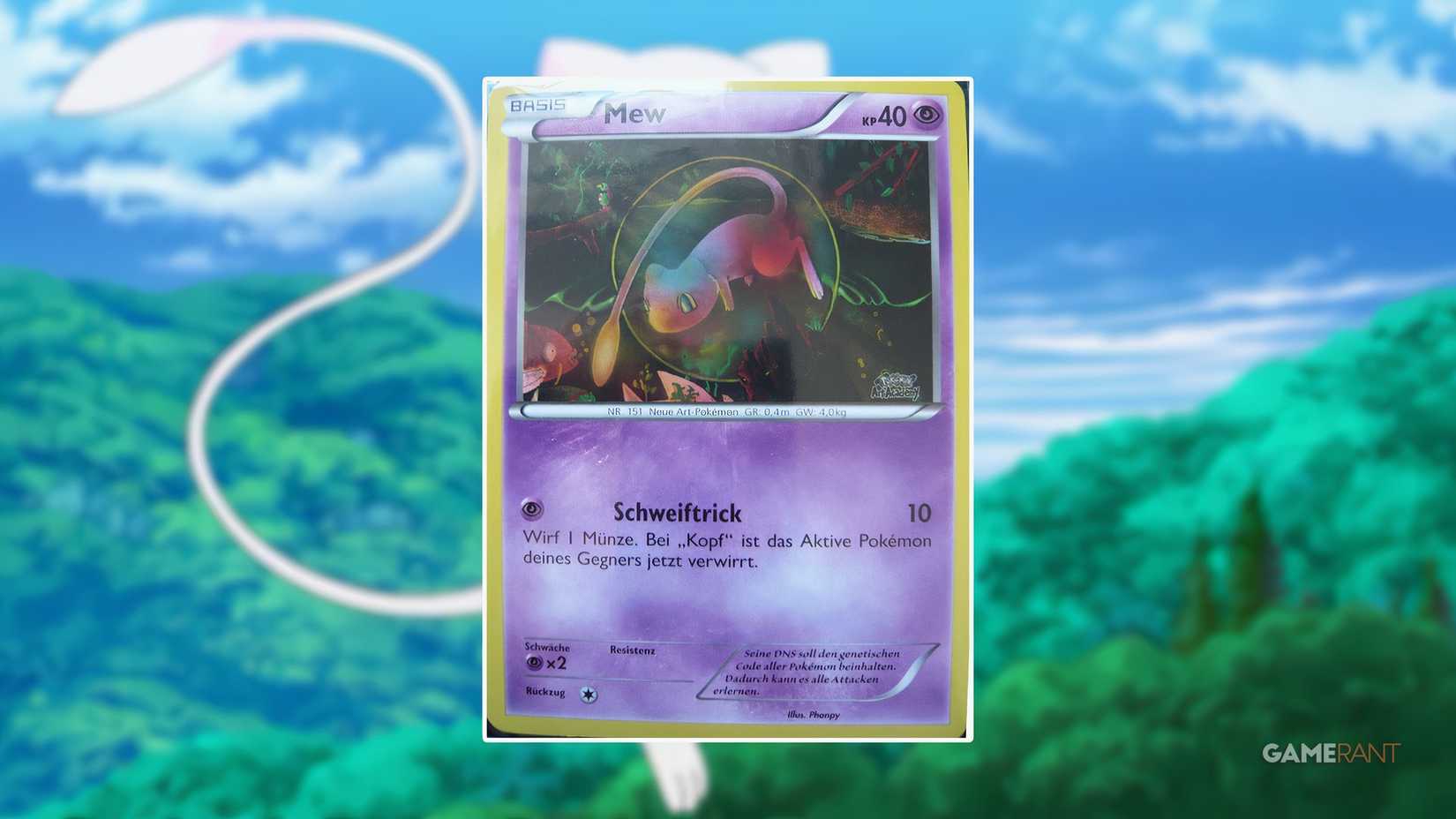 art academy mew pokemon card