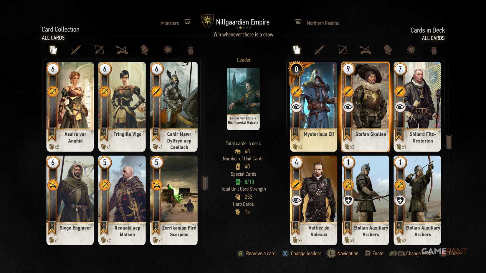 best nilfgaardian deck